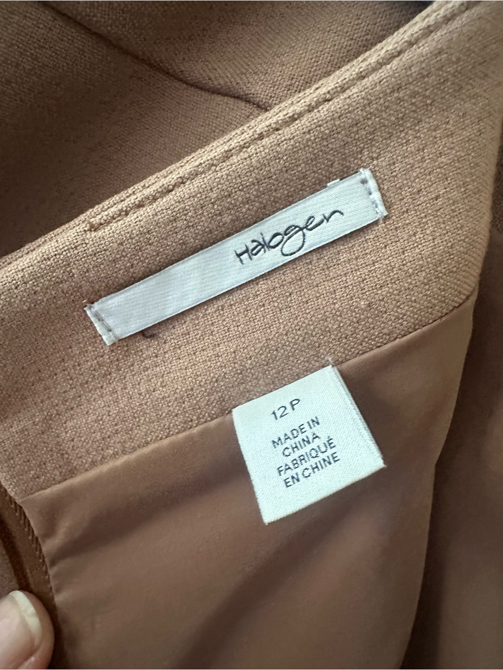 Halogen Nordstrom Tan Tailored Pencil Skirt ✨ - Picture 3 of 5